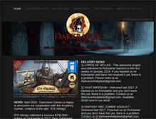 Tablet Screenshot of darkravengames.com